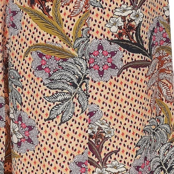 Zara Floral Off The Shoulders Midi Dress Bloggers Favorite Women’s Size Small S - Picture 7 of 8